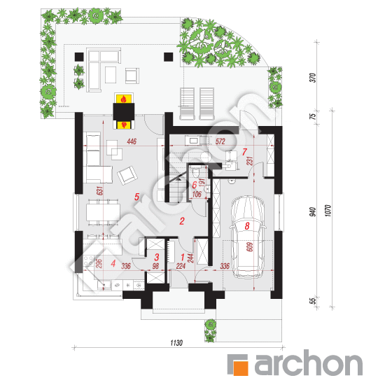 Dom w wetiweriach 2 | rzut parteru