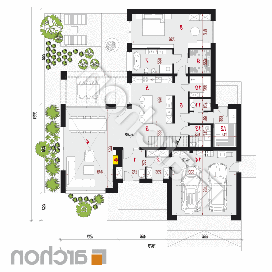 Dom w aromach 3 (G2E) | rzut parteru