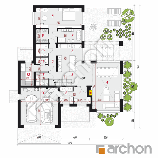 Dom w aromach 3 (G2E) | rzut parteru