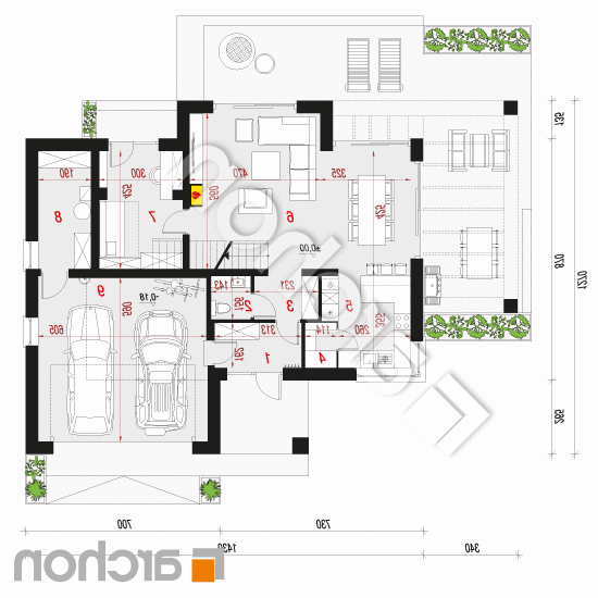 Willa Miranda 9 (G2) | rzut parteru