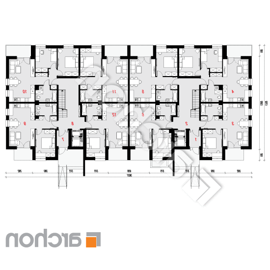 Dom przy plantach 12 (P) | rzut parteru