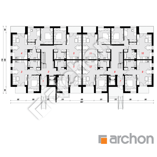 Dom przy plantach 12 (P) | rzut parteru