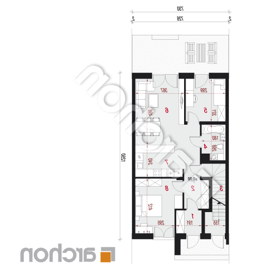 Dom w bratkach 10 (R2S) | rzut parteru