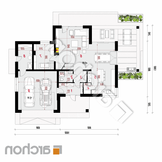 Willa Miranda 12 (G2) | rzut parteru