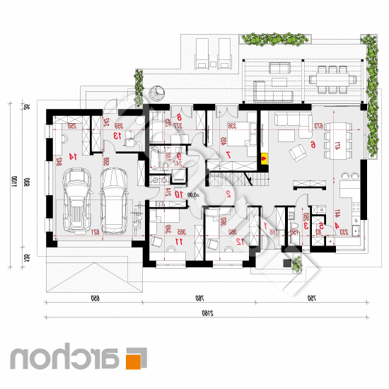 Dom w santolinach 5 (G2) | rzut parteru