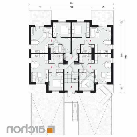 Dom przy plantach 11 (P) | rzut parteru