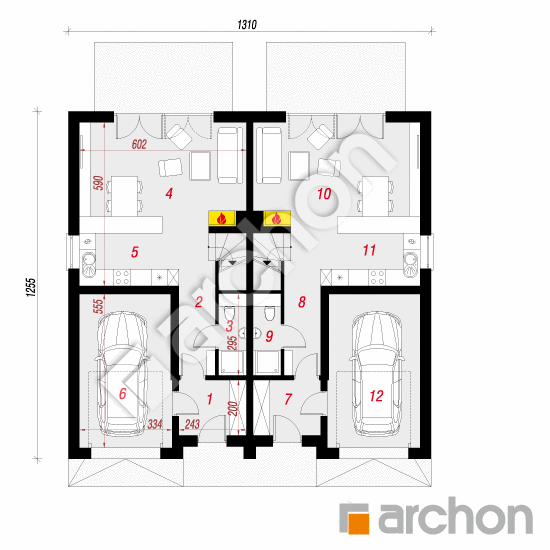 Dom pod miłorzębem 11 (GR2) | rzut parteru