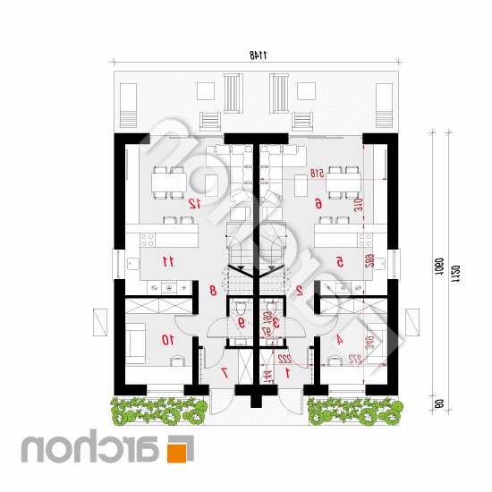 Dom pod miłorzębem 10 (R2) OZE | rzut parteru