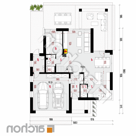 Willa Eliza 5 (G2) | rzut parteru