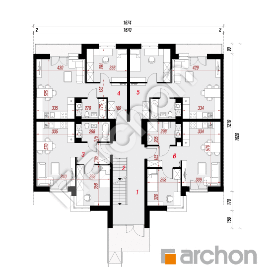 Dom przy plantach 2 (PS) | rzut parteru