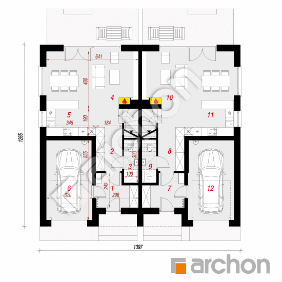 Dom pod miłorzębem 19 (GR2A) | rzut parteru