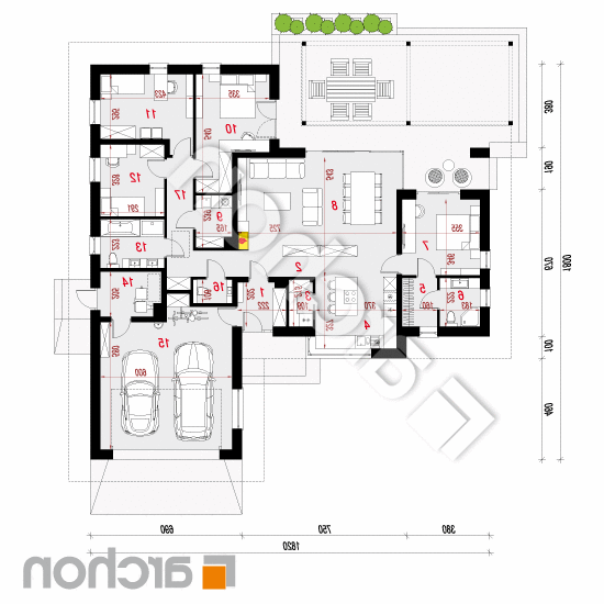 Dom w ismenach 2 (G2) | rzut parteru