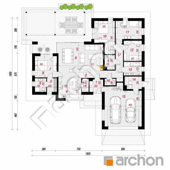 Dom w ismenach 2 (G2) | rzut parteru