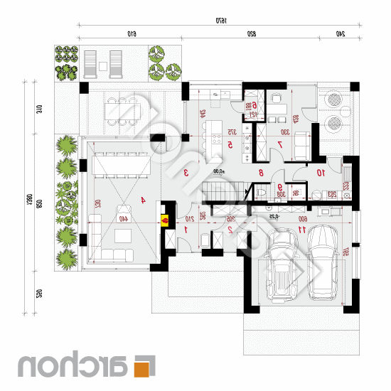 Dom w aromach 2 (G2) | rzut parteru