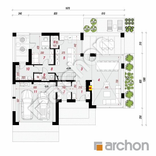 Dom w aromach 2 (G2) | rzut parteru