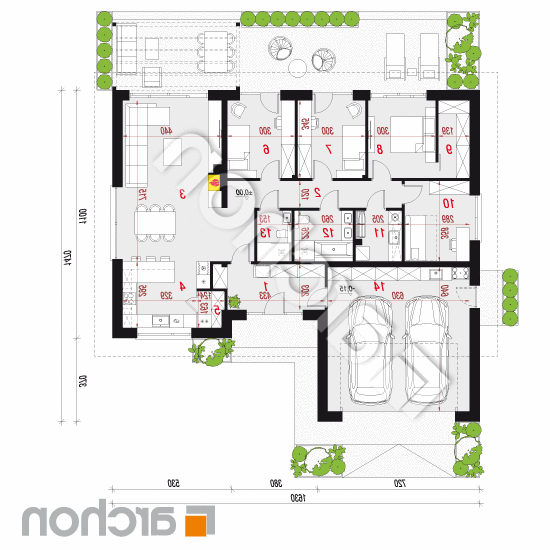 Dom pod jarząbem 27 (G2E) | rzut parteru