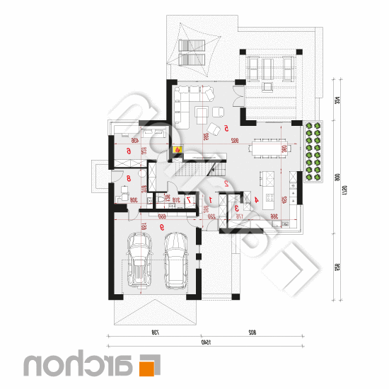 Dom w felicjach 4 (G2) | rzut parteru