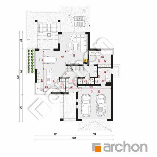 Dom w felicjach 4 (G2) | rzut parteru