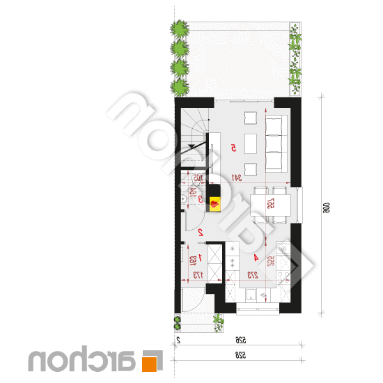 Nowoczesny Projekt Dom W Bylicach 4 (B)