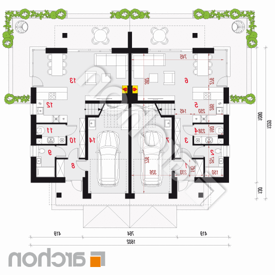 Willa Klara (GR2) | rzut parteru