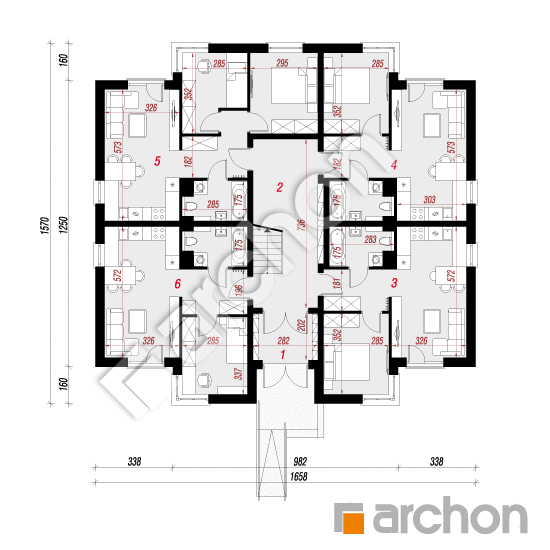 Dom przy plantach 9 | rzut parteru