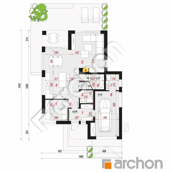 Dom w brabantach 2 (GE) OZE | rzut parteru