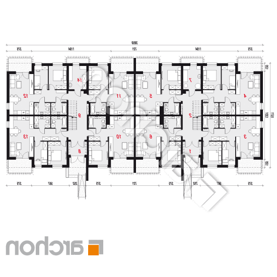 Dom przy plantach 10 | rzut parteru