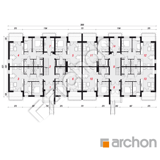 Dom przy plantach 10 | rzut parteru