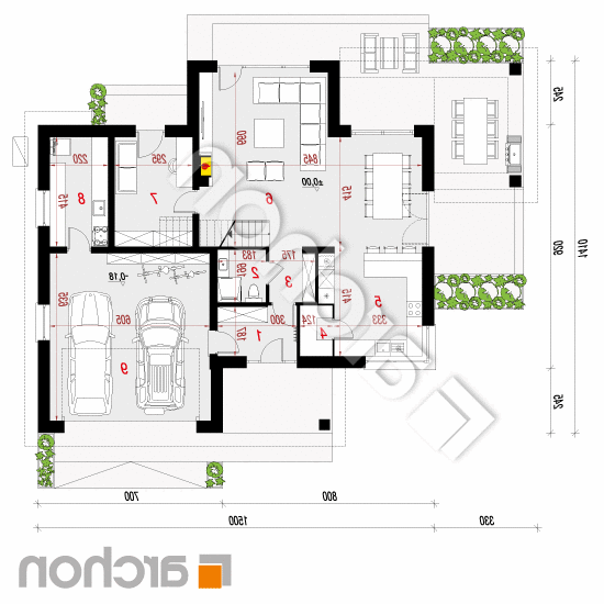 Willa Miranda 11 (G2E) OZE | rzut parteru